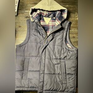 Weatherproof Gray Hooded Vest